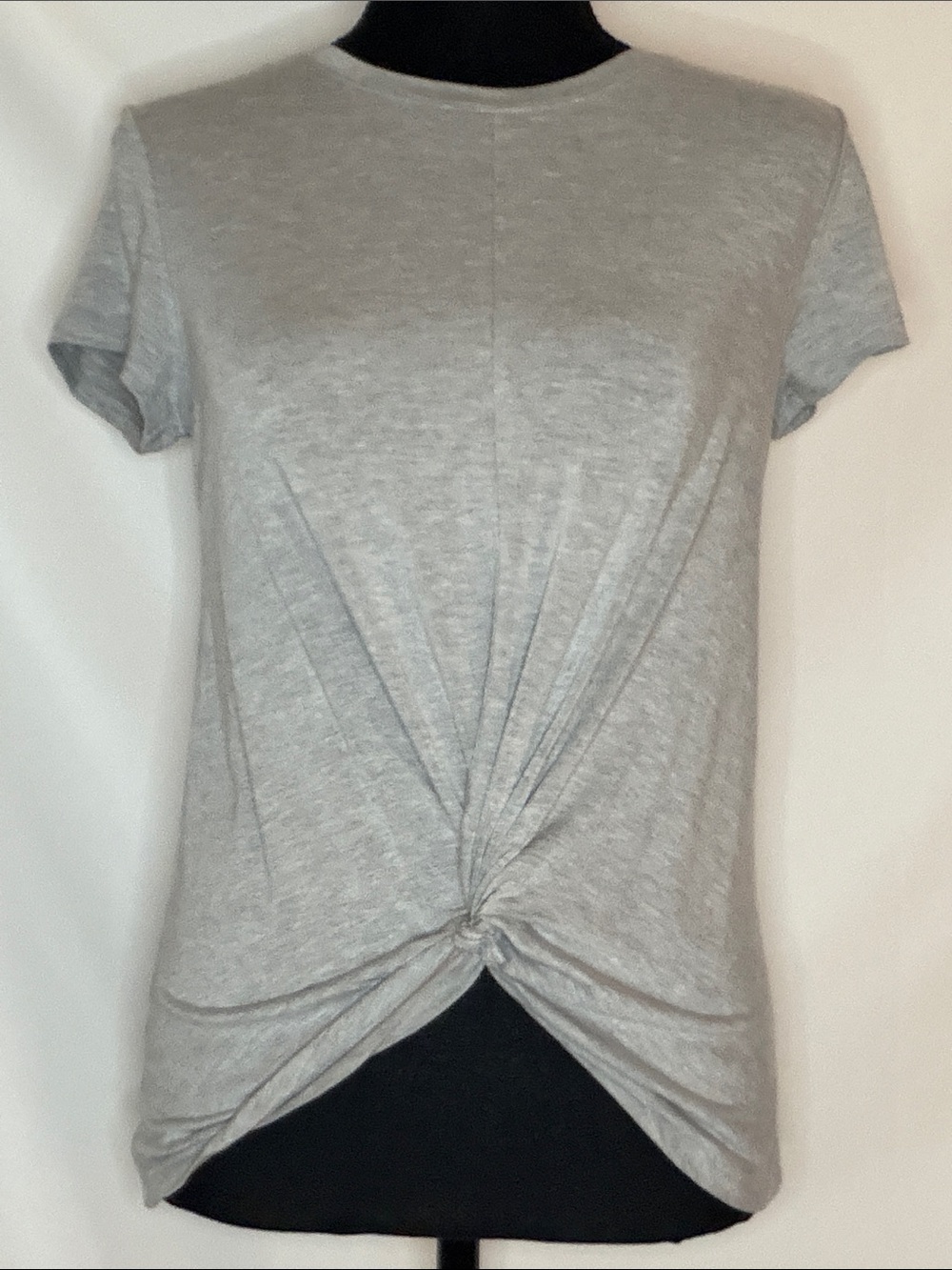ART CLASS LIGHT GREY GIRLS TWIST FRONT SHIRT TOP